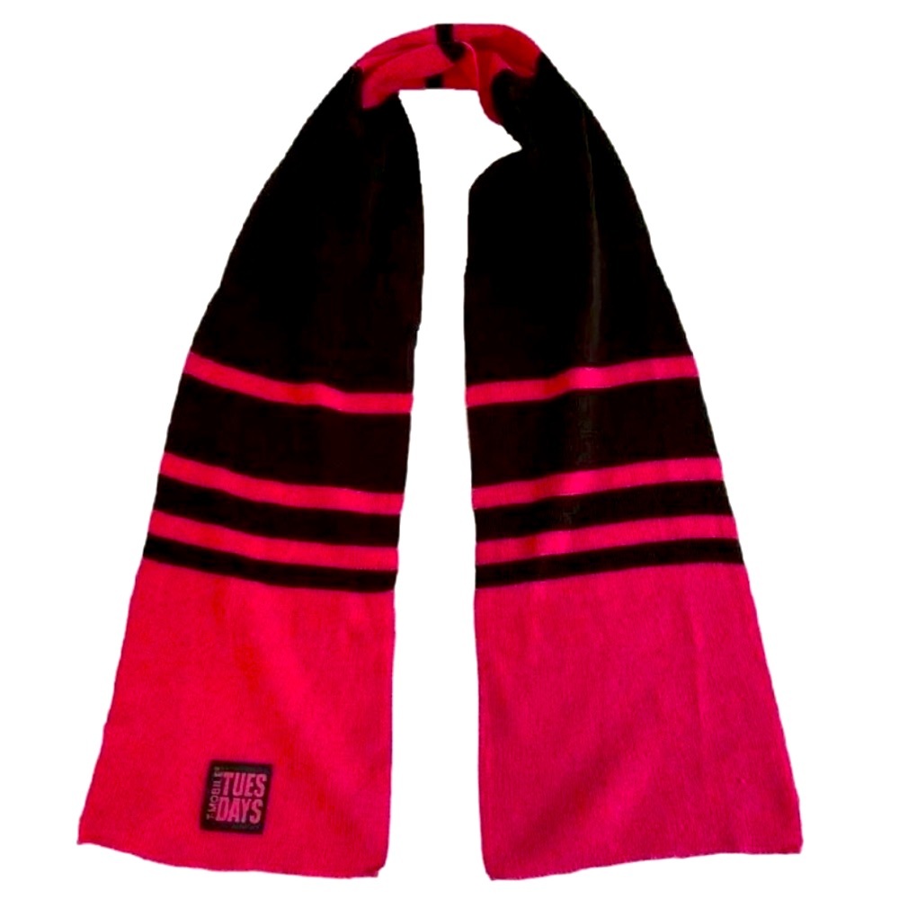 Black & Magenta T-Mobile Tuesday’s Scarf New In Bag - Picture 2 of 16